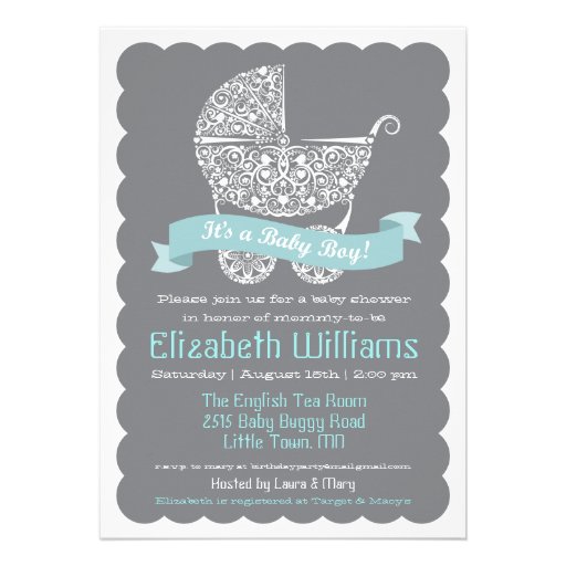 It's a Boy Baby Shower Invitation