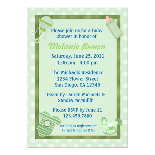It's A Boy Baby Shower Invite
