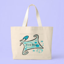 It's a boy! Baby Tote bags