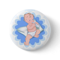 It's a Boy! Baby With Bottle buttons by Lidusik It's a Boy! Baby With Bottle buttons
