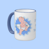 It's a Boy! Baby With Bottle mugs