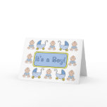 "It's a Boy" Birth Announcement Card