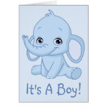 It's A Boy Blue Elephant cards