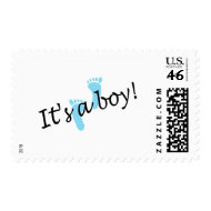 It's A Boy (Blue Feet) Stamps