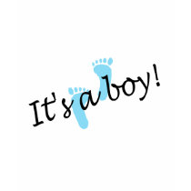 It's A Boy (Blue Feet) t-shirts by CelebrationZazzle It's A Boy (Blue Feet) t-shirts
