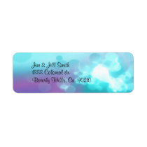 It's A Boy Blue Stars Set Custom Return Address Label