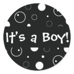 It's a Boy! Bubbles Envelope Sticker Seal