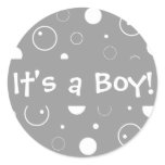 It's a Boy! Bubbles Envelope Sticker Seal