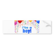 It's a boy! bumper stickers