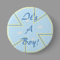It's A Boy! buttons by sharpcreations It's A Boy! buttons