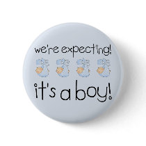It's A Boy Buttons