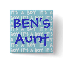It's A Boy Button