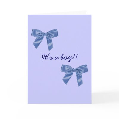 It's a boy!! greeting card by anacletocold