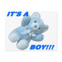 it's a boy card postcards by djsonarofenmass it's a boy card postcards