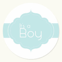 It's a Boy Cupcake Topper/Sticker stickers