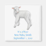 Its a Boy Customizable Lamb Magnet