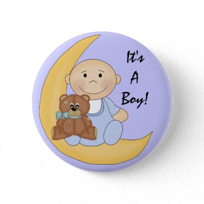 cute baby images cartoon. It's A Boy - Cute Baby Cartoon Button by BedazzledByZazzle
