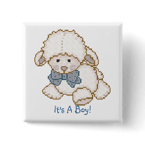 It's A Boy! - Designer Button