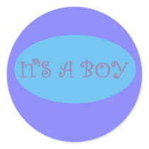 It's A Boy Envelope Seal stickers by Initialreaction It's A Boy Envelope Seal stickers