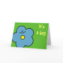 It's a boy flower card