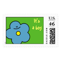 It's a boy flower stamps