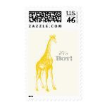 It's a Boy! Giraffe Postage stamps