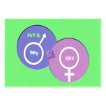 It's A Boy &amp; Girl Announcement Business Card