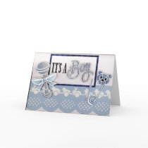 its a boy greeting  card