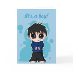 It's a boy! greetings card