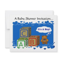 It's A Boy invitations