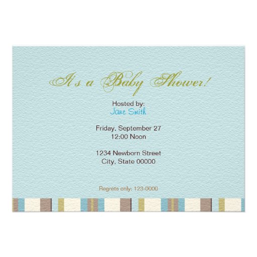 It's a Boy! Invitation