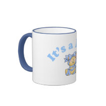 It's A Boy (Lt Blue) mugs