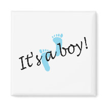 Its A Boy Fridge Magnets