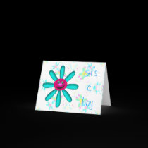 its a boy notecard