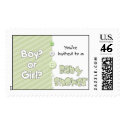 It's a Boy? or Girl? You're Invited to a Baby Show postage by dndartstudio It's a Boy? or Girl? You're Invited to a Baby Show postage