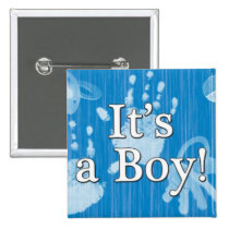 It's a Boy buttons