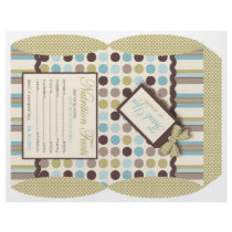 It's a Boy! Popcorn Wrapper Flyers