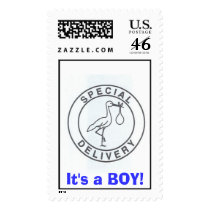 It's a BOY! postage by xbratx It's a BOY! postage