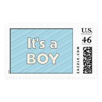 It's a Boy postage by dndartstudio It's a Boy postage