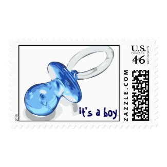 it's a boy stamp