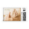 It's A Boy Postage Stamp by jeninthedesert It's A Boy Postage Stamp