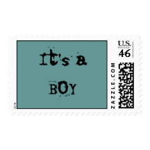it's a boy Postage Stamp