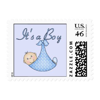It's a Boy postage stamps stamp