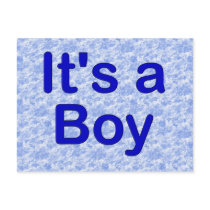 It's a Boy postcards by TheStampStore It's a Boy postcards