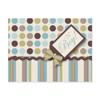It's A Boy! Postcard by holidayparade