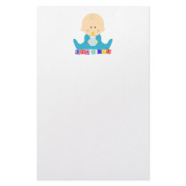It's a boy stationary stationery