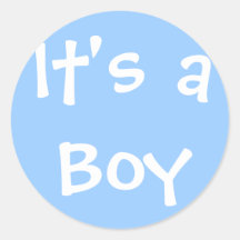 It's a Boy Sticker