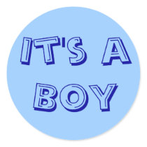 It's a Boy Sticker Seals stickers
