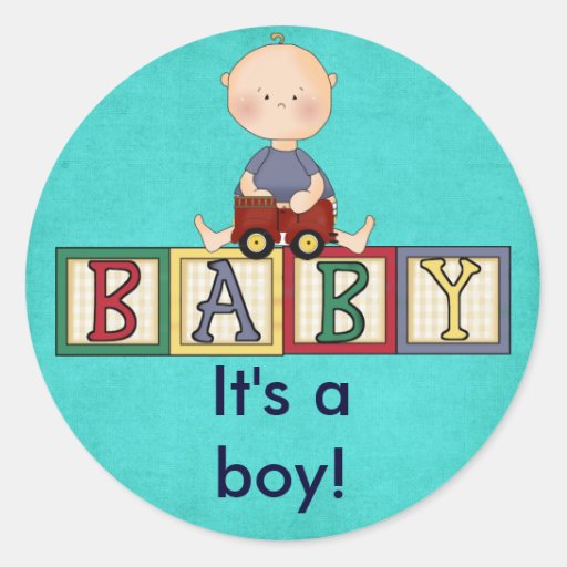 Its a boy stickers | Zazzle