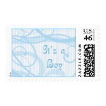 It's a boy! -swirls postage